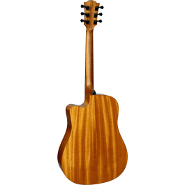 LAG Guitarra Acústica Dreadnought Cutaway A/E Tramontane 88 - Natural Abeto Engelmann Macizo Khaya Bronce Stage LAG