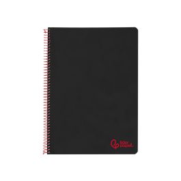 Cuaderno Espiral Liderpapel A4 Wonder Tapa Plastico 80H 90 gr Pauta Ancha 3,5 mm Con Margen Color Negro Cuaderno Espiral Liderpapel A4 Wonder Tapa Plastico 80H 90 gr Pauta Ancha 3,5 mm Con Margen Color Negro