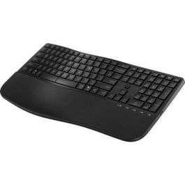 HP 685 Teclado Inalámbrico Dual-Mode Comfort Negro con Ángulos Ajustables y Teclas Programables para Negocio