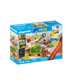 Playmobil 71648 Caja de Supermercado My Life Shopping Pack Promocional, 65 Piezas, Edades 4+