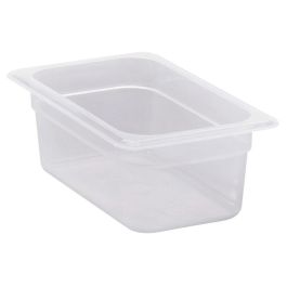 CAMBRO - 44PP-190 - Recipiente GN 1/4 2,5 L - 16,2 x 26,5 x 10 cm (No incluye tapadera) - Blanco translúcido - Venta 1 unidad. Precio: 9.5900002. SKU: B1GFJV22DH