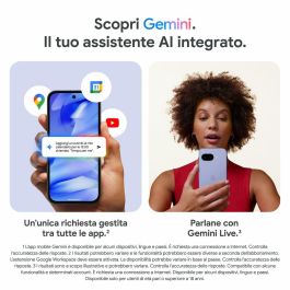 Google Pixel 9a 5G Dual SIM 128GB Almacenamiento 8GB RAM iris Cámara 48MP Smartphone Android 15
