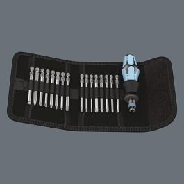 Wera Kompakt 60 Edelstahl - Juego de destornilladores Torx magnéticos con 16 piezas y estuche