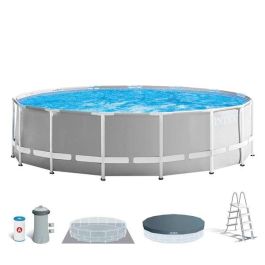 Piscina prism frame d457x122 cm(c/bomba filtro+esc Piscina prism frame d457x122 cm(c/bomba filtro+esc