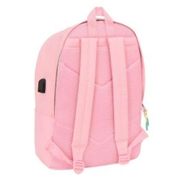 Mochila Escolar Munich +usb munich Rosa 31 x 44 x 18 cm