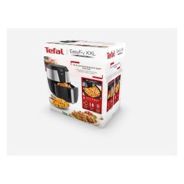 Tefal EY701D Easy Fry XXL Freidora de Aire Caliente 5.6L, 1850W, 8 Programas, Capacidad 1.6kg, 200°C, Digital, Negra/Acero Inoxidable