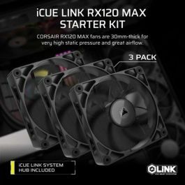 Corsair CO-9051042-WW iCUE LINK RX120 Max Triple Fan para Refrigeración de PC