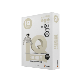 Iq premium Papel Din A4 90 Gramos Paquete de 500 Hojas Blanco Multifuncion