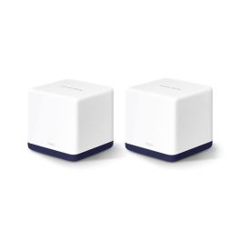 Mercusys Router Mesh Halo H50G AC1900 Mbps, Sistema Wi-Fi para Todo el Hogar, Pack de 2 Unidades, 3 Puertos Gigabit, Control Parental, App MERCUSYS