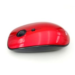 Elbe Ratón Inalámbrico RT-111 Rojo Ambidextro Pilas Incluidas Plug & Play