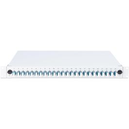 Digitus LWL Spleißbox 1HE 24x LC DX OS2 Caja de Empalme Fibra Óptica Gris