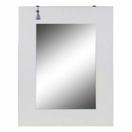 Espejo Oriental DKD Home Decor Blanco Plateado 2 x 90 x 70 cm