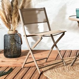 Silla Plegable Elba Beige Home Deco Factory Silla Plegable Elba Beige Home Deco Factory