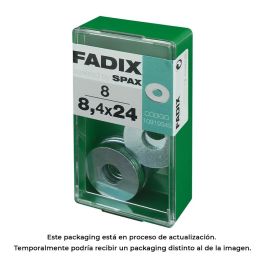 Caja s 8 unid. arandela plana ancha cinc 8,4x24mm fadix Precio: 2.50000036. SKU: S7913777