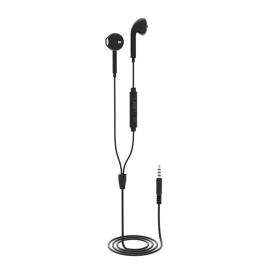 Elbe AU-N15-MIC Auriculares Intra-auditivos con Micro Negros para Smartphone