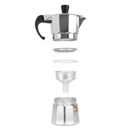 Cafetera Italiana Orbegozo KF 100 1T Plateado Aluminio 1 Taza