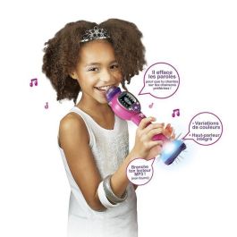 Vtech Micrófono Mágico Kidi Super Star 8 en 1: Pantalla Interactiva, Efectos de Luz, Graba Canciones. Para Niños 5-9 Años
