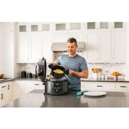 Ninja OP300EU Olla Eléctrica Multifunción 7 en 1 Foodi 6L con Freidora de Aire, Olla a Presión y más