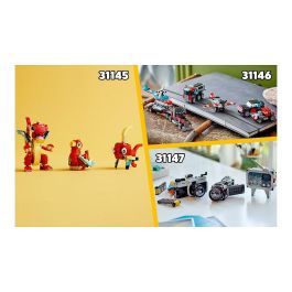 LEGO Creator Camión Plataforma con Helicóptero 31146 Juego de Construcción con 270 Piezas para Niños a partir de 7 años