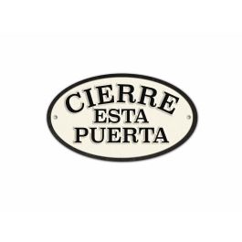Placa Magnet & Steel Cierre esta Puerta 16,3 x 9,5 cm Precio: 18.79000046. SKU: B1F53AJHPT