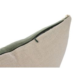 DKD Home Decor Cojin Boho Fleky23 Verde 45 x 15 x 45 cm Algodon Reciclado Polyester