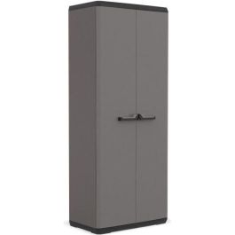 Armario utilitario KIS Più - 68 x 39 x 166 cm - gris antracita y negro