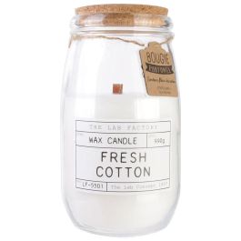 Home Deco Factory Vela Tarro Mecha Madera 990 Apothicaire Fresh Cotton Sandal Wood Bote Cristal Corcho 990g 110h Precio: 13.6900005. SKU: B138ANSDNG