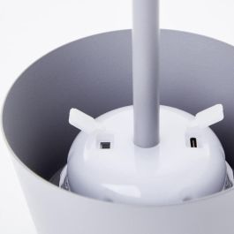 Brilliant BRI4004353437724 Lámpara de mesa para exterior PICCO LED Solar 5W, de metal y plástico, gris esmerilado