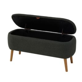 Pie de cama Versa Maniko Verde Madera Textil 37 X 44,5 X 94,5 CM