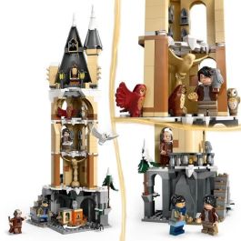 Lego 76430 Harry Potter Castillo de Hogwarts Lechucería con Minifiguras y 5 Figuras de Lechuzas