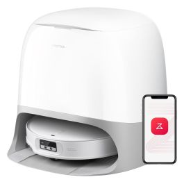 Roborock Qrevo Curv X - Robot Aspirador y Fregador Automático con Base de Autovaciado, LiDAR, 22000 Pa, Control por Voz, Blanco, 79.8 mm de Altura Precio: 1245.50000003. SKU: B13HYVHT2K