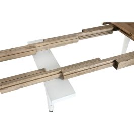 Mesa de Comedor Home ESPRIT Blanco Abeto 100 x 100 x 78 cm