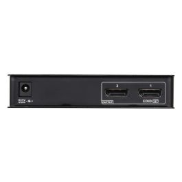 Aten VS192 Splitter Distribuidor de Video y Audio DisplayPort 4K Real, 2 Puertos V1.2a, Expansor Señal HD para 1 Fuente a 2 Monitores Multipantalla