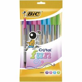 Set de Bolígrafos Bic Cristal Fun 921342 Multicolor 10 Piezas (10 Unidades) Precio: 8.49999953. SKU: B1EF5W7DF5