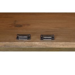 DKD Home Decor Aparador Boho 2 Puertas 2 Estanterías Mango Metal Marrón Claro Dorado 152x84x43 cm DKD Home Decor Aparador Boho 2 Puertas 2 Estanterías Mango Metal Marrón Claro Dorado 152x84x43 cm
