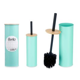 Escobillero Metal con Tapa de Bambú Menta - Berilo 9.5x27.2x9.5 cm (6 Unidades) Precio: 28.9500002. SKU: B136TVGH9P