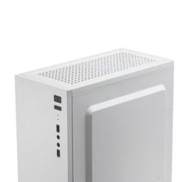 Mars Gaming MC100W Caja Gaming Semitorre Blanca con Ventana Acrílica, Flujo Aire CONVECT-COOL, Ventilador FRGB