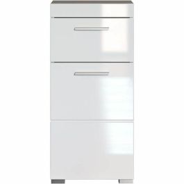 Trendteam TRE4251014141968 Mueble bajo de baño AMANDA 1 puerta + 1 cajón Blanco L37 x P31 x H79 cm