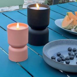 Lámpara de mesa para exterior - BRILLIANT - LOVERE - Forma de vela - Plástico - 3 W - Terracota Lámpara de mesa para exterior - BRILLIANT - LOVERE - Forma de vela - Plástico - 3 W - Terracota