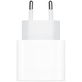 Apple Cargador de Pared USB-C 20W Blanco - Compatible con iPad Pro y iPhone 8 o posterior
