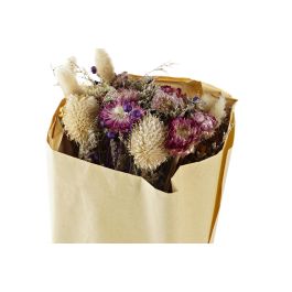 DKD Home Decor Ramo de Flor Seca Shabby Lila Amarillo 12x50x20 cm Pack de 12 Unidades