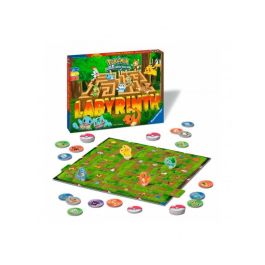 Ravensburger Labyrinth Pokemon Juego de Mesa Adaptado de Pokemon para Niños y Adultos, Estimula la Astucia y la Habilidad Visual