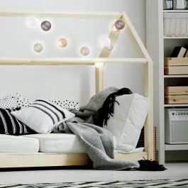 Home Deco Light Guirnalda de 10 Luces LED Marrón, Decoración para el Hogar, 192 cm