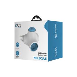 Enchufe de Alimentación KSIX MOLECULE 2 TOMAS Enchufe de Alimentación KSIX MOLECULE 2 TOMAS