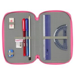 Safta Plumier Escolar Triple Cremallera 37 Piezas Princesas Disney 195x125x55 mm