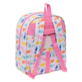 Safta Mochila Guardería Peppa Pig "Baby Pig" Adaptable a Carro 22x27x10cm, Edad Mínima 3 Años
