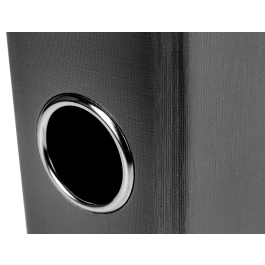 Liderpapel Archivador de palanca Documenta Folio, PVC Negro, 52mm, con Rado y compresor metálico