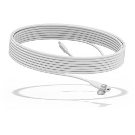 Logitech 952-000047 Cable de Extensión para Micrófono Mic Pod, Blanco, 10m