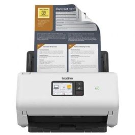 Brother ADS4500WRE1 Escáner Documental ADS-4500W Sobremesa 70 ppm Doble cara ADF 60 Hojas WiFi LAN USB 3.0 Escaneo Directo a Red Pantalla Táctil