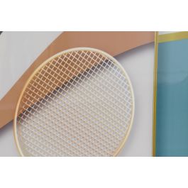 DKD Home Decor Set de 3 Cuadros Decorativos Glam Moderno Turquesa Dorado Blanco Azul de Gran Formato para Pared de Aluminio y MDF 80x240 cm DKD Home Decor Set de 3 Cuadros Decorativos Glam Moderno Turquesa Dorado Blanco Azul de Gran Formato para Pared de Aluminio y MDF 80x240 cm